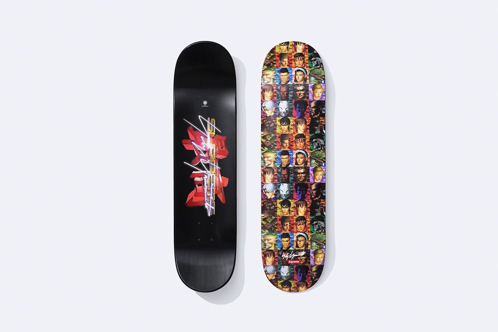 Supreme Yohji Yamamoto TEKKEN スケートボード SLN Official - Supreme X Yohji Yamamoto x Tekken Skateboard