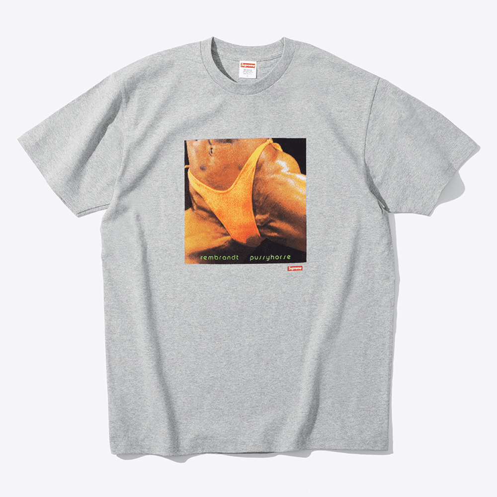 Supreme x Butthole Surfers Rembrandt Pussyhorse Tee band merch tshirt