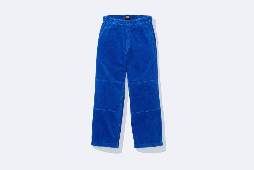 Supreme x Dickies Double Knee Corduroy Work Pant streetwear style collab
