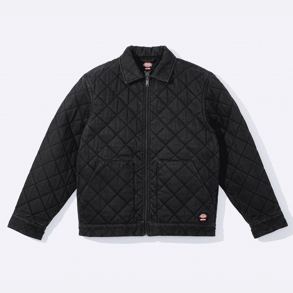 Supreme x Dickies Quilted Denim Work Jacket streetwear style collab news hype brand