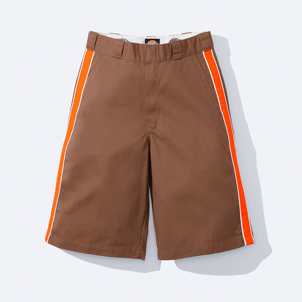 Supreme x Dickies Stripe Loose Fit Work Short streetwear style fashion news