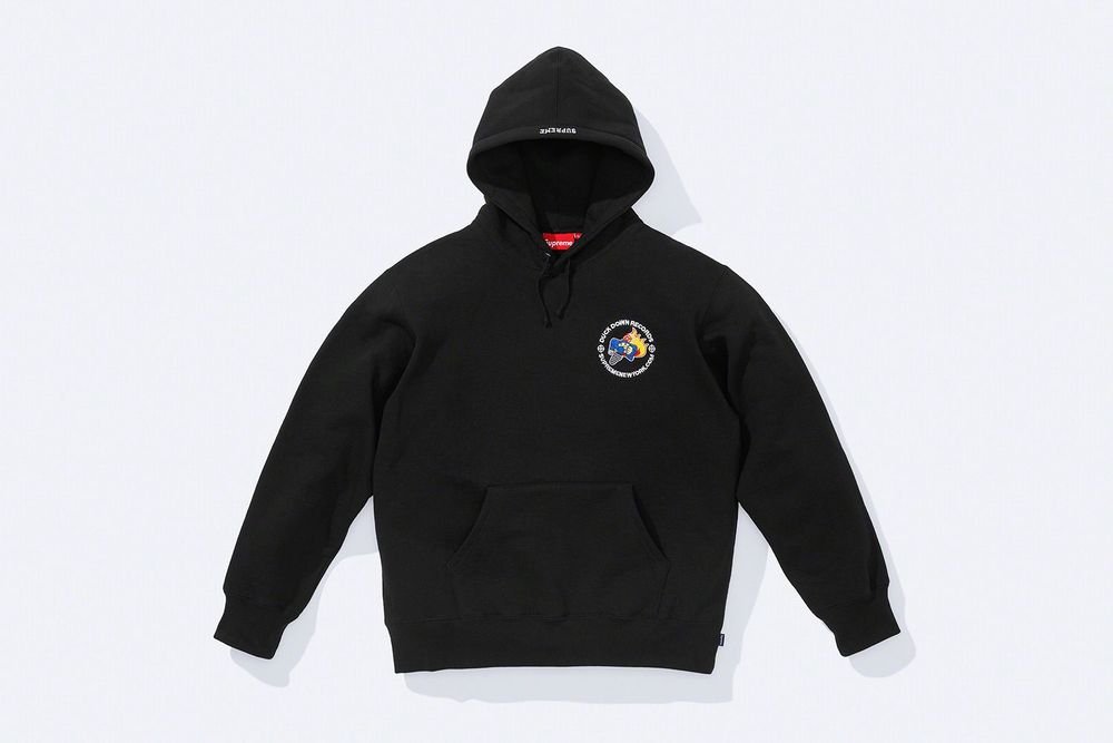 Supreme x Duck Down Music Hooded Sweatshirt streetwear style collab news info price