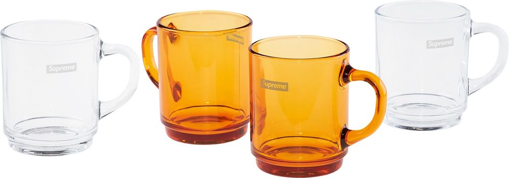 Supreme x Duralex Glass Mugs Set streetwear style fashion news hypebeast style outfit