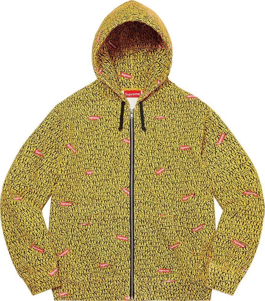 Supreme x IRAK Zip Up Hooded Sweatshirt streetwear style collab news hypebeast brand outfit