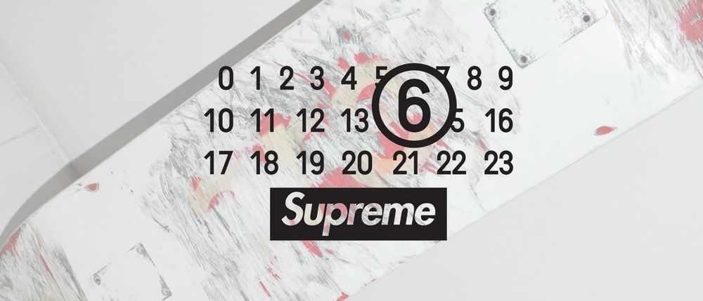 Supreme x Maison Margiela MM6 collaboration streetwear style fashion Supreme x Maison Margiela MM6 collaboration streetwear style fashion
