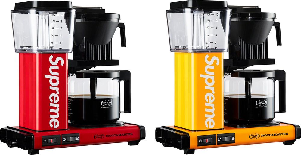 Supreme x Moccamaster KBGV Select Coffee Maker streetwear style fashion news hypebeast style outfit