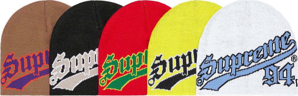 Supreme x New Era Script Beanie streetwear style news fashion brand info