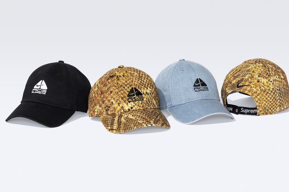 Supreme x Nike ACG Denim 6 Panel Hat streetwear style collab news info price