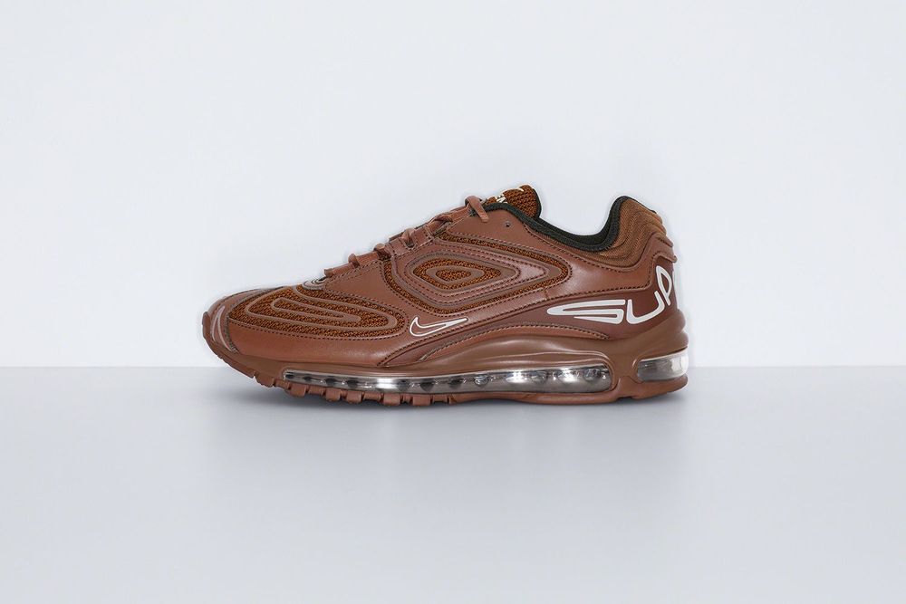 Supreme x Nike Air Max 98 TL Brown sneaker news hypebeast style fashion collaboration
