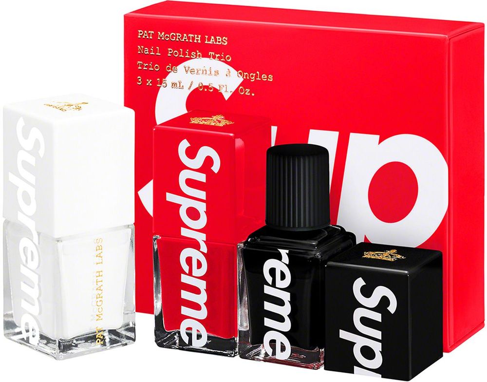 Supreme x Pat McGrath Labs Nail Polish streetwear style fashion news hypebeast style outfit