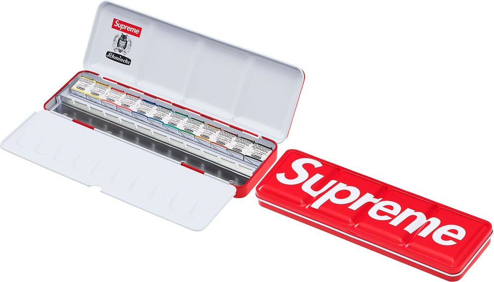 Supreme x Schmincke 12 Colour Watercolour Set streetwear style fashion news hypebeast style outfit