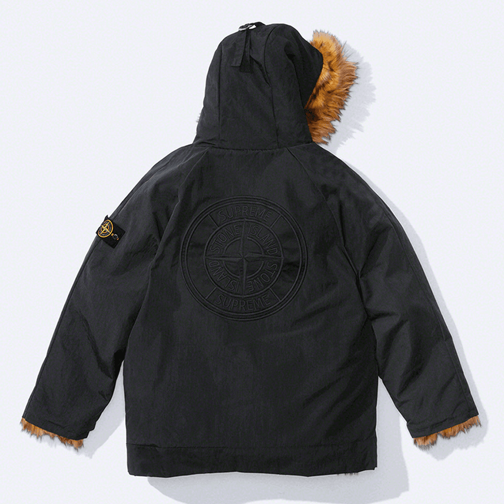 Supreme x Stone Island Formula Steel Resersible Faux Fur Jacket streetwear style news info price