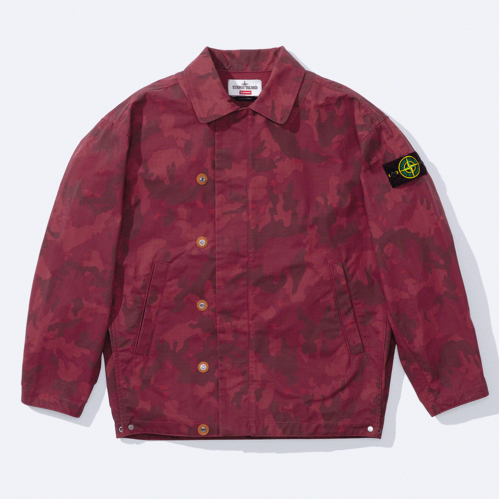Supreme x Stone Island Reactive Camo Ripstop Jacket streetwear style collab news info price