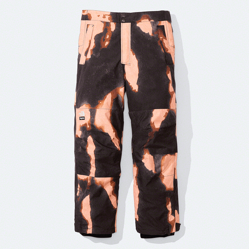Supreme x The North Face Bleached Denim Print Mountain Pant streetwear style news collab