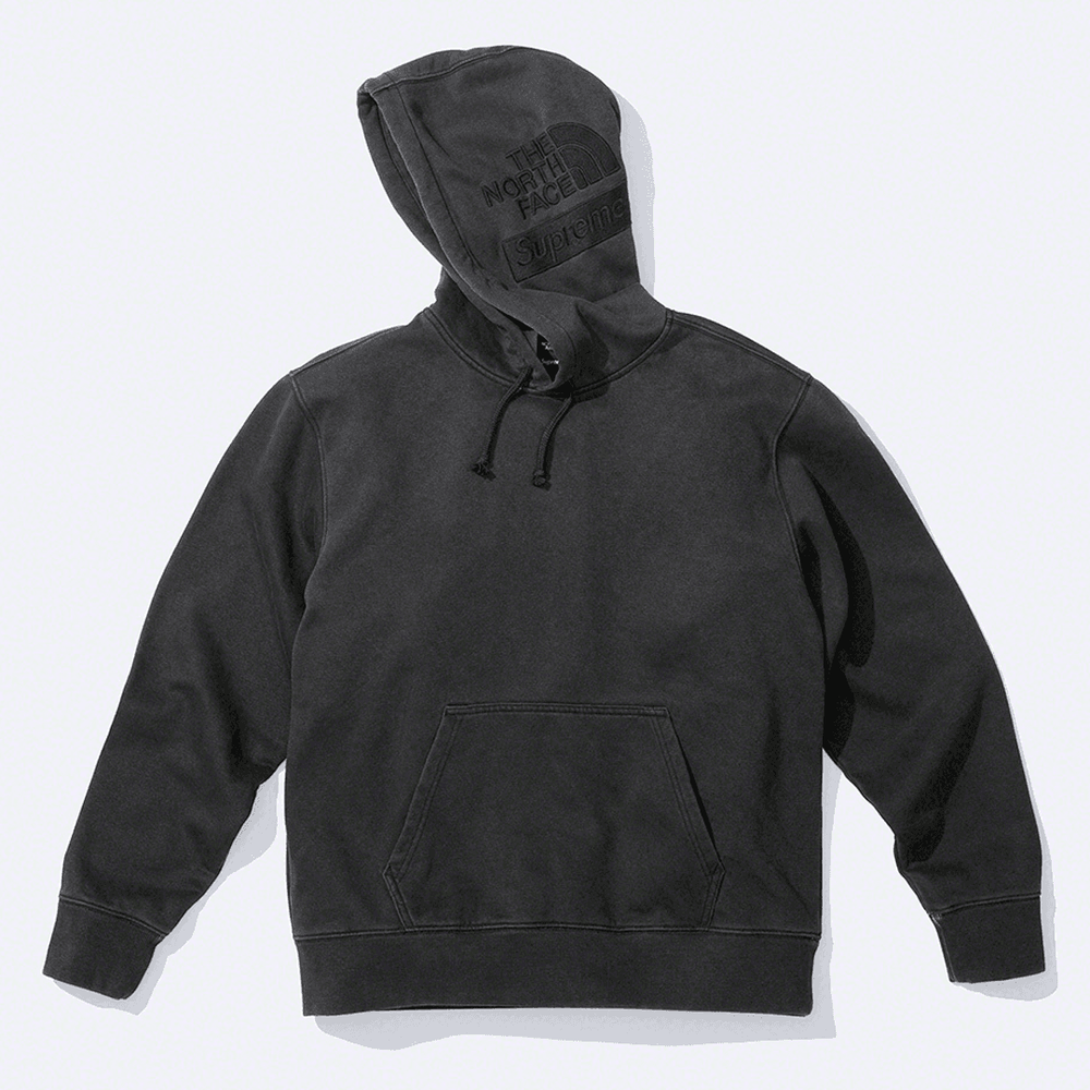 Supreme x The North Face Pigment Printed Hooded Sweatshirt streetwear style collab news info price