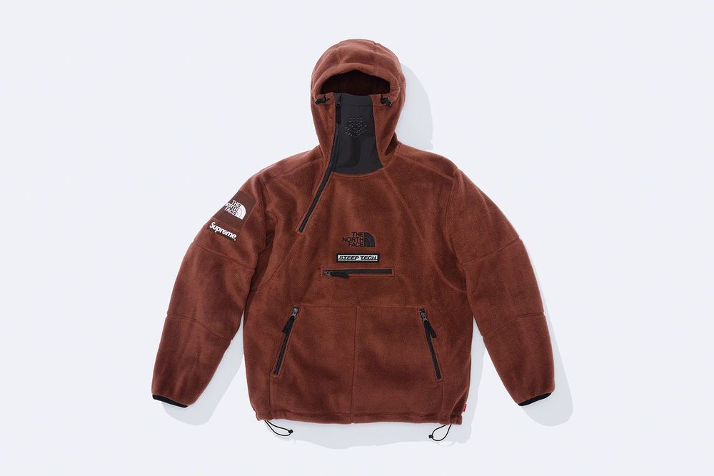 Supreme x The North Face Steep Tech Fleece Pullover streetwear style collab news info price where to buy