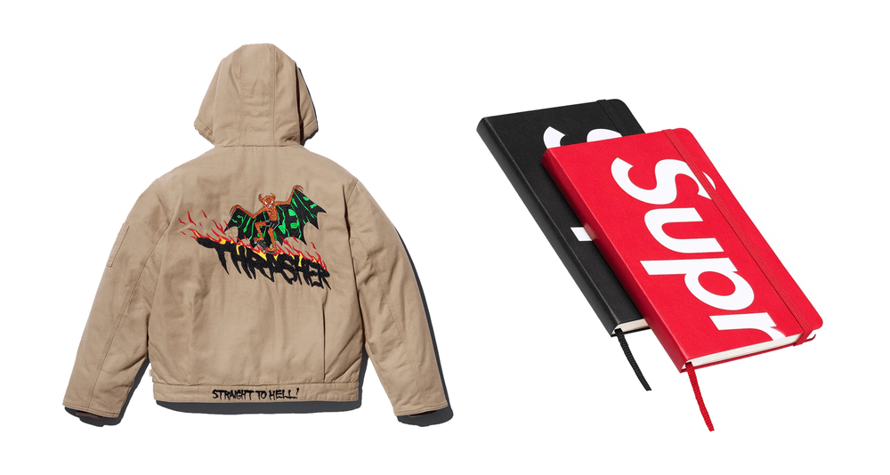 THRASHER ✖︎ supreme Supreme Thrasher Cross Tee (FW24) - $44