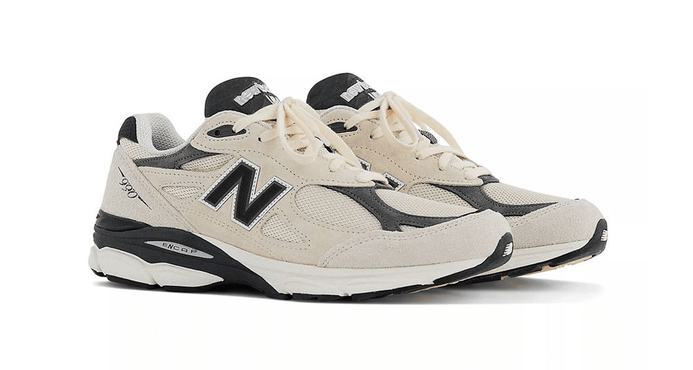The New Balance MADE in USA 990v3 moonbeam header The New Balance MADE in USA 990v3 moonbeam header