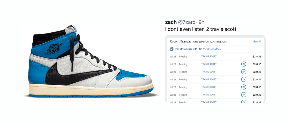 Travis Scott Cactus jack x fragment x jordan 1 sneakerhead news bots eat all pairs Travis Scott Cactus jack x fragment x jordan 1 sneakerhead news bots eat all pairs