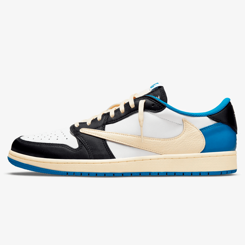 Travis Scott x Fragment x Air Jordan 1 low sneaker news release date info where to buy collaboration