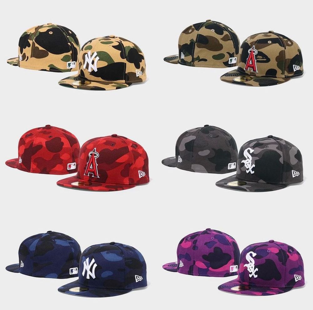SLN Official - BAPE x MLB Team Up on New Era 59Fifty Cap Collection