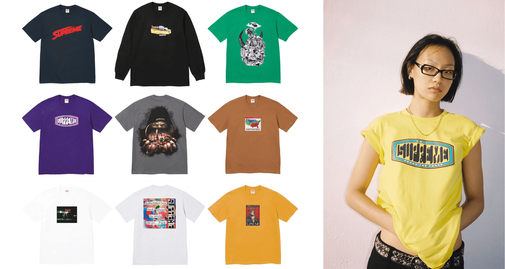 supreme fall tees autumn winter 2023 week 7 supreme fall tees autumn winter 2023 week 7