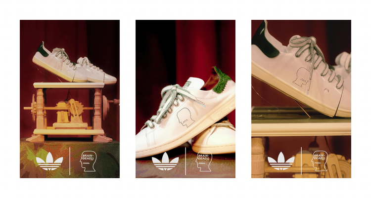 Adidas brain dead Stan smith tennis collaboration