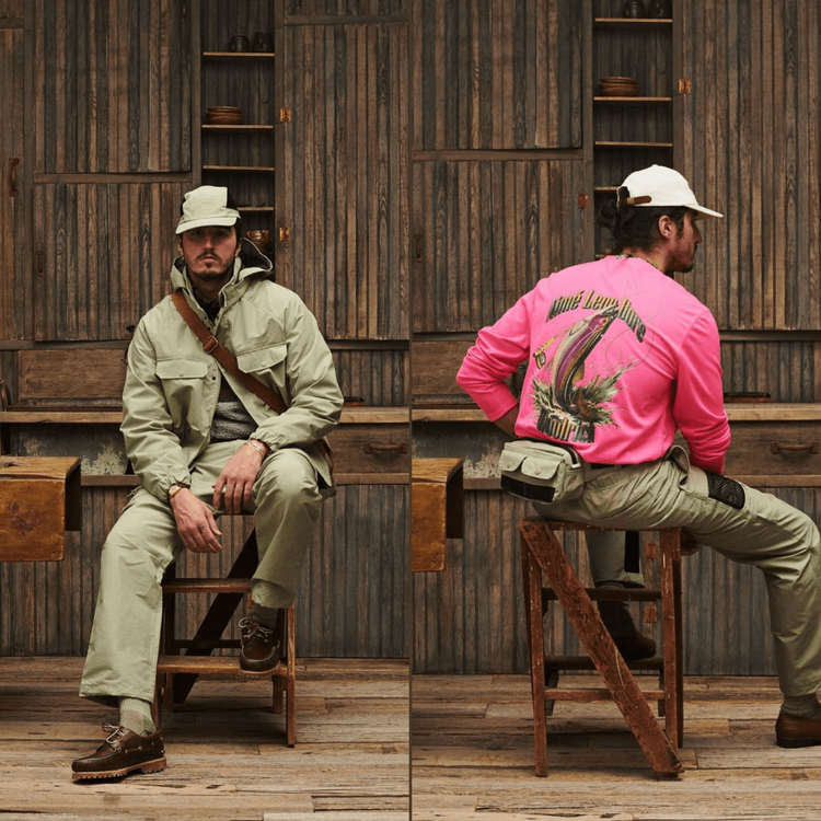 SLN Official - Aimé Leon Dore / Woolrich Go Fly-Fishing for SS/22