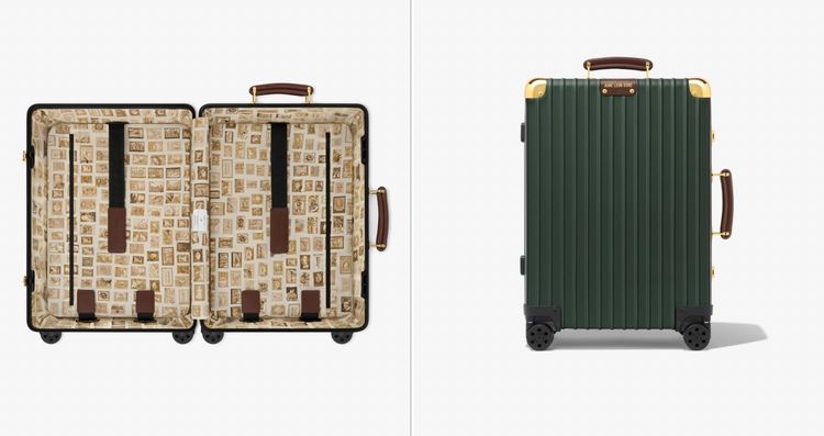 Aime leon dore x Rimowa suitcase collaboration summer 24