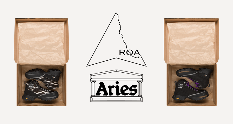 Aries x ROA hiking collaboration