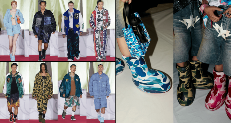 BAPE ss24 runway show Tokyo fashion week