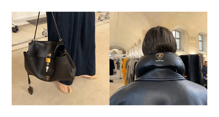 Balenciaga fall 25 collaboration Lamborghini scholl