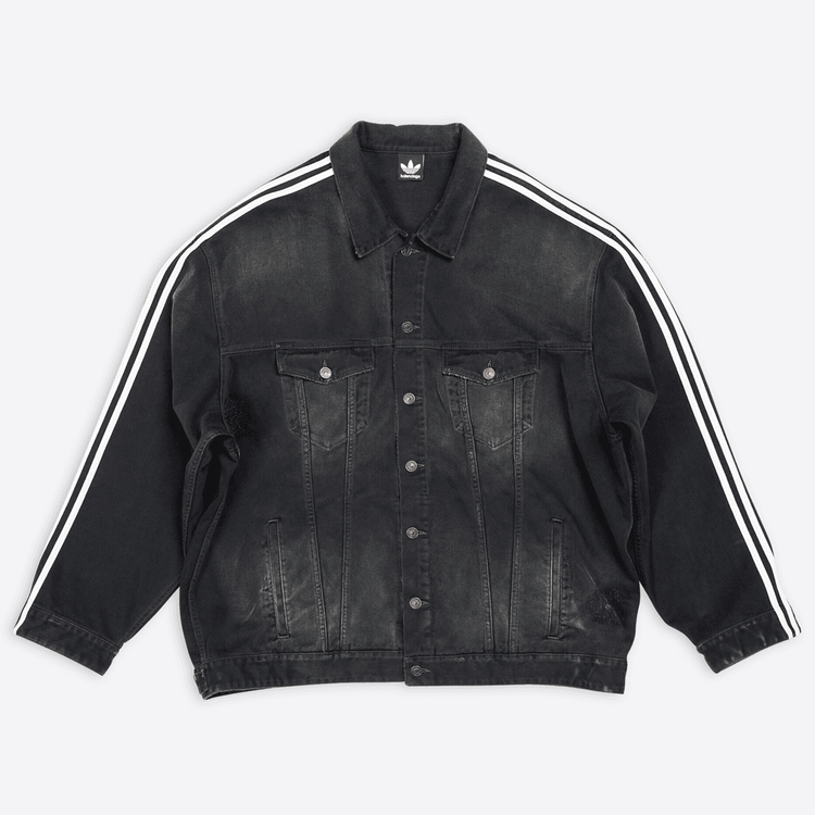 Balenciaga x Adidas Denim Jacket streetwear style collab news