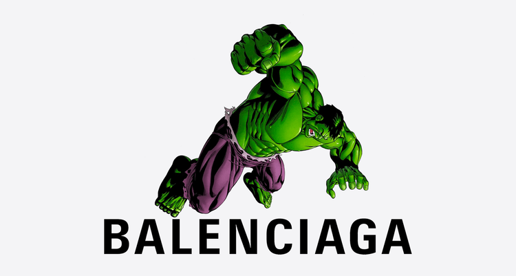 Balenciaga x Marvel the hulk collab streetwear news info