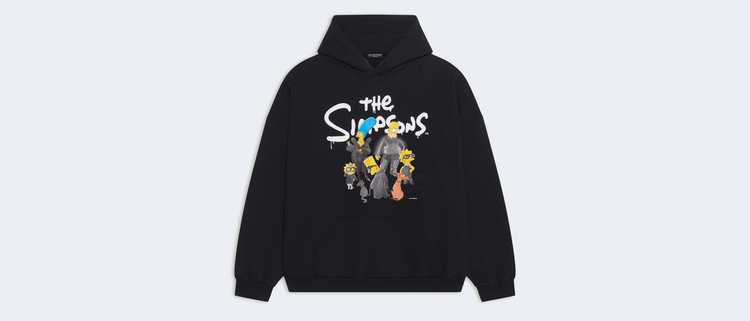 Balenciaga x The Simpsons header streetwear style collab where to buy