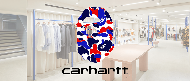 Bape Carhartt London store opening collection