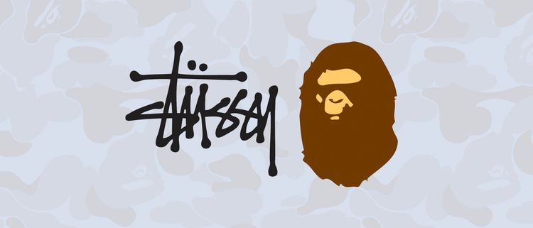 Bape x Stussy logo streetwear style collab news info