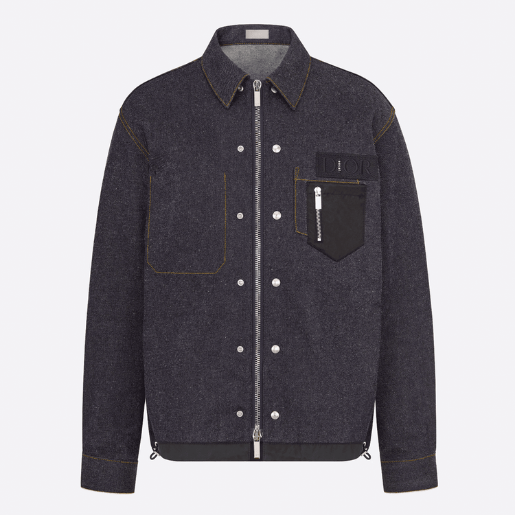 Dior x Sacai Denim Overshirt streetwear fashion collab news release info