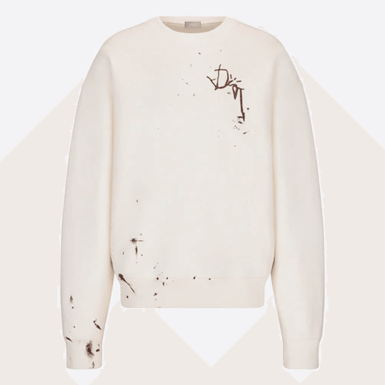 Dior x Travis Scott Cactus Jack Chest Logo Crewneck Streetwear fashion style news info