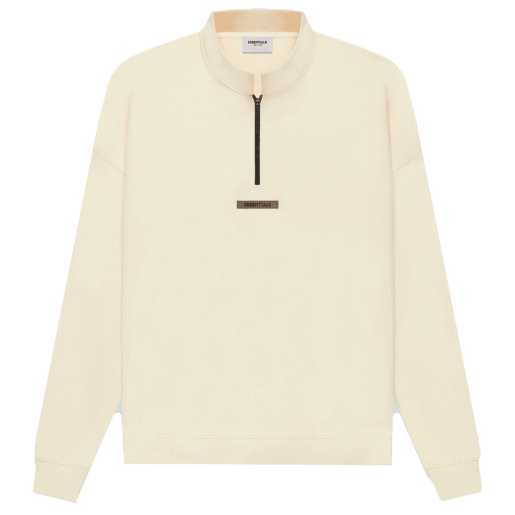 FEAR OF GOD ESSENTIALS Half Zip Sweater Cream sweatshirt release date price info