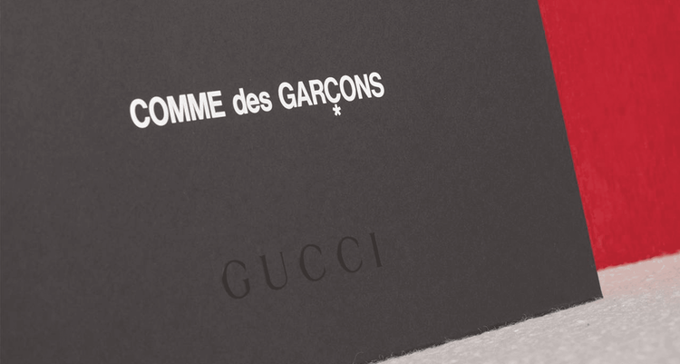 Gucci commes des garcons tote bag teaser header