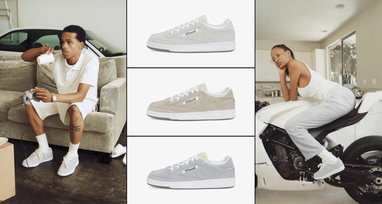 Jjjjound x reebok-club-c-suede Spring 24 collaboration