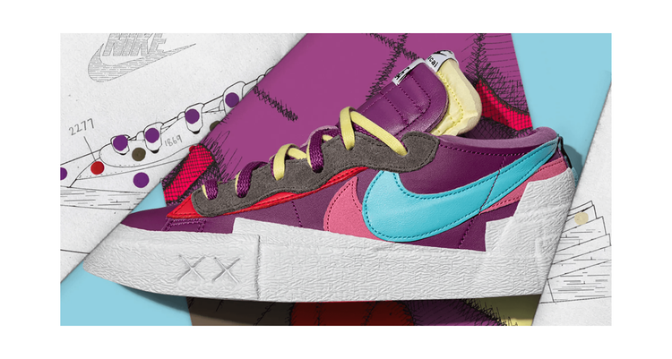 Kaws Sacai Nike Purple Dusk release Nike SNKRS header