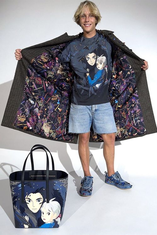 Loewe x howls moving castle studio Ghibli collaboration