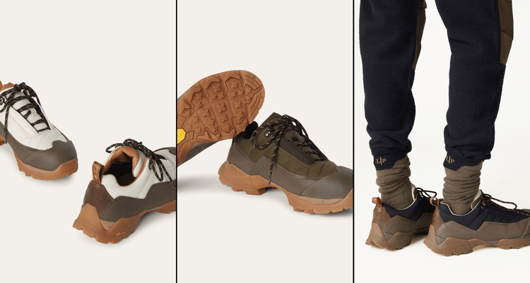 Loro piana x roa hiking collaboration
