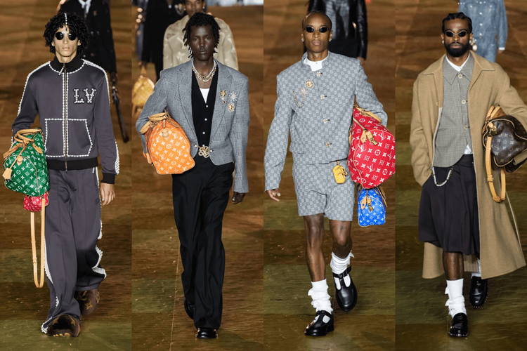 Louis Vuitton Spring 2024 menswear pharrell williams first collection header