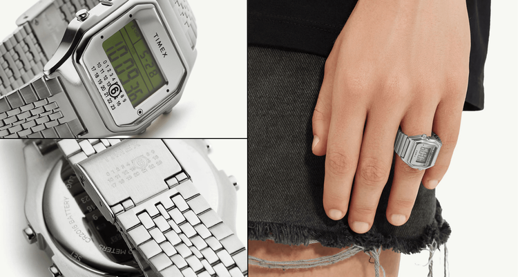 MM6 x Timex t80 watch ring collaboration