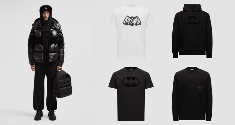 Moncler x batman collaboration