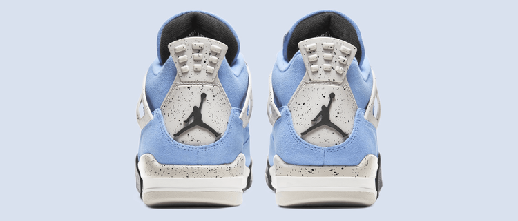 Nike Air Jordan 4 UNC University Blue Header