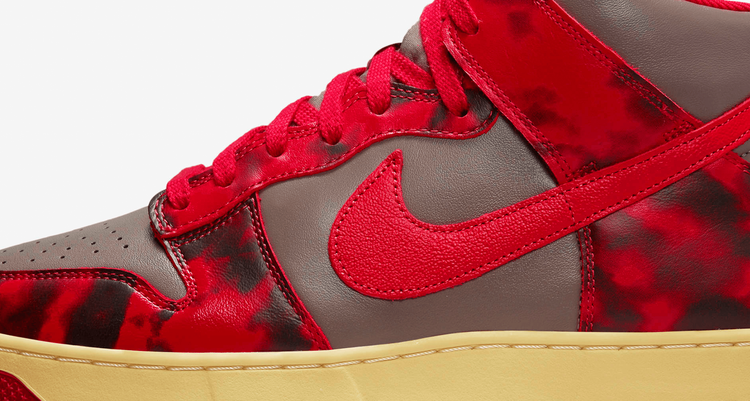 Nike Dunk High 1985 Acid Wash close up header release details drop info